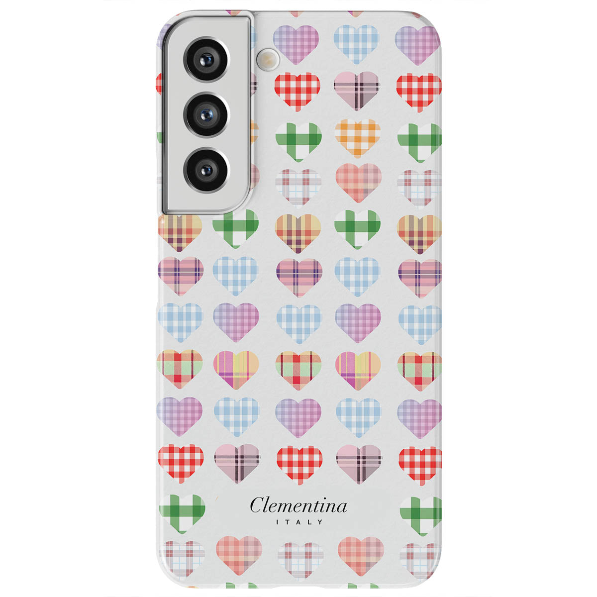 Checked Hearts Magnetic Tough Phone Case