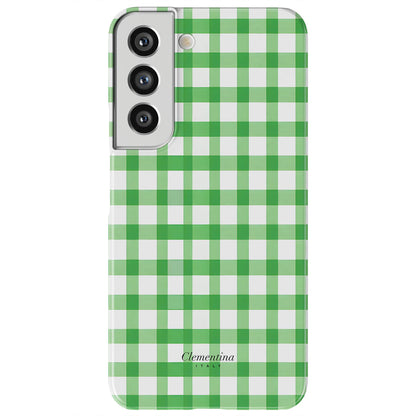 Green Gingham Magnetic Tough Phone Case