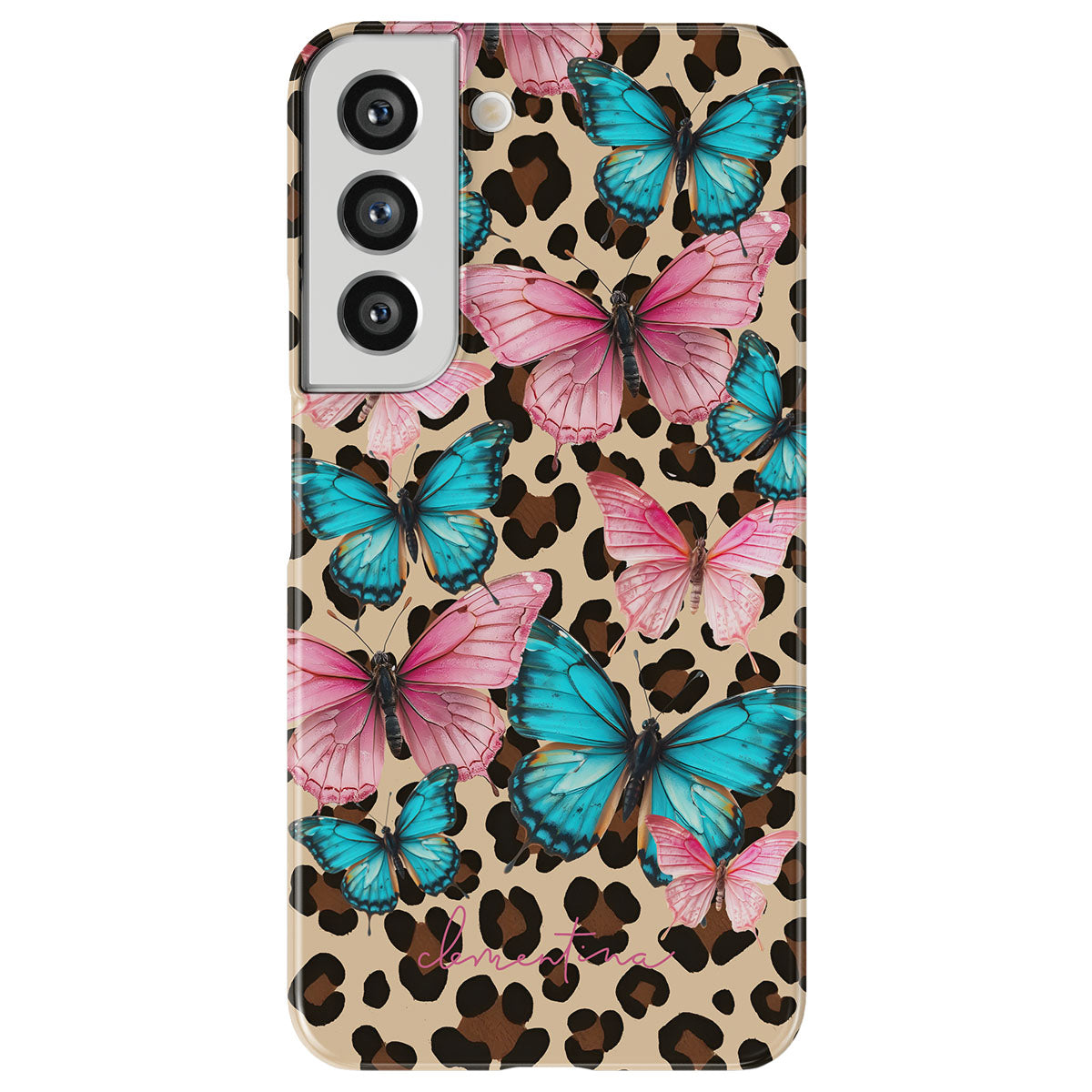 Leopard & Butterflies Magnetic Tough Phone Case