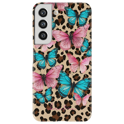 Leopard & Butterflies Magnetic Tough Phone Case