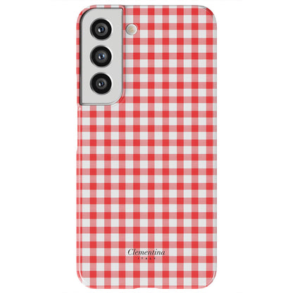 Red Gingham Magnetic Tough Phone Case