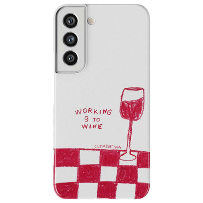 9 to Wine Magnetic Tough Phone Case