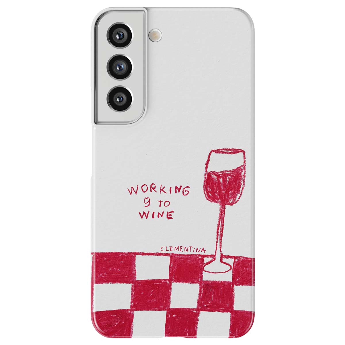 9 to Wine Snap Case