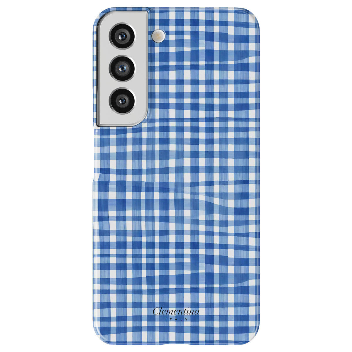 Blue Gingham Magnetic Tough Phone Case