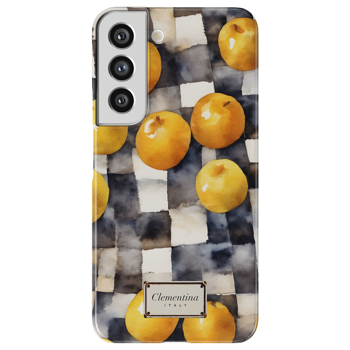 Gingham & Citrus Snap Case