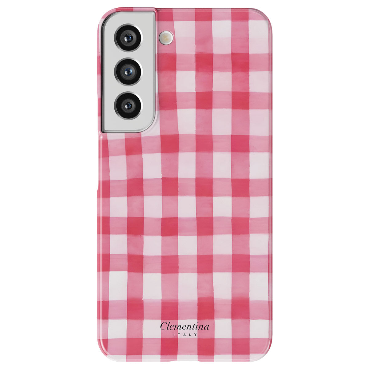 Pink Gingham Magnetic Tough Phone Case
