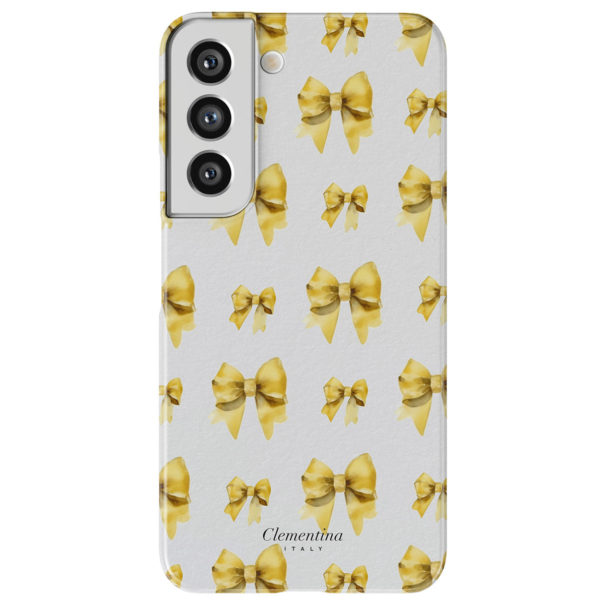 Yellow Bows Snap Case