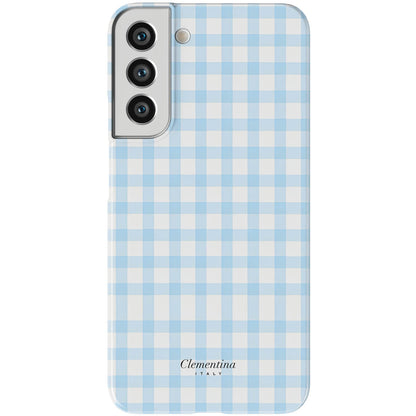 Baby Blue Gingham Magnetic Tough Phone Case