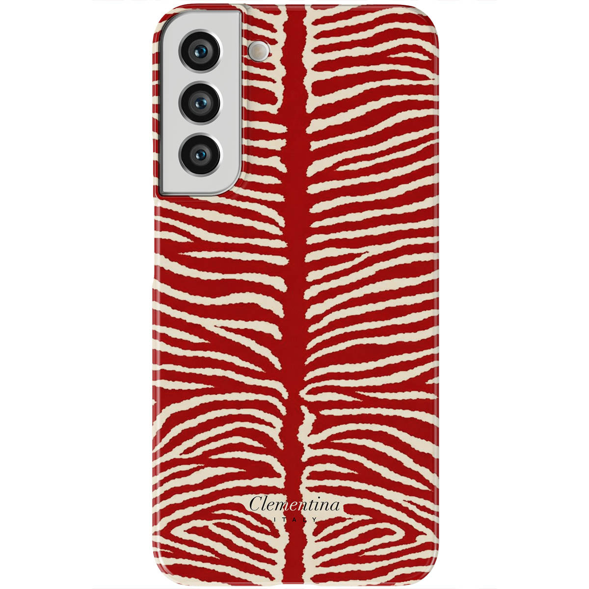 Burgundy Zebra Tough Case