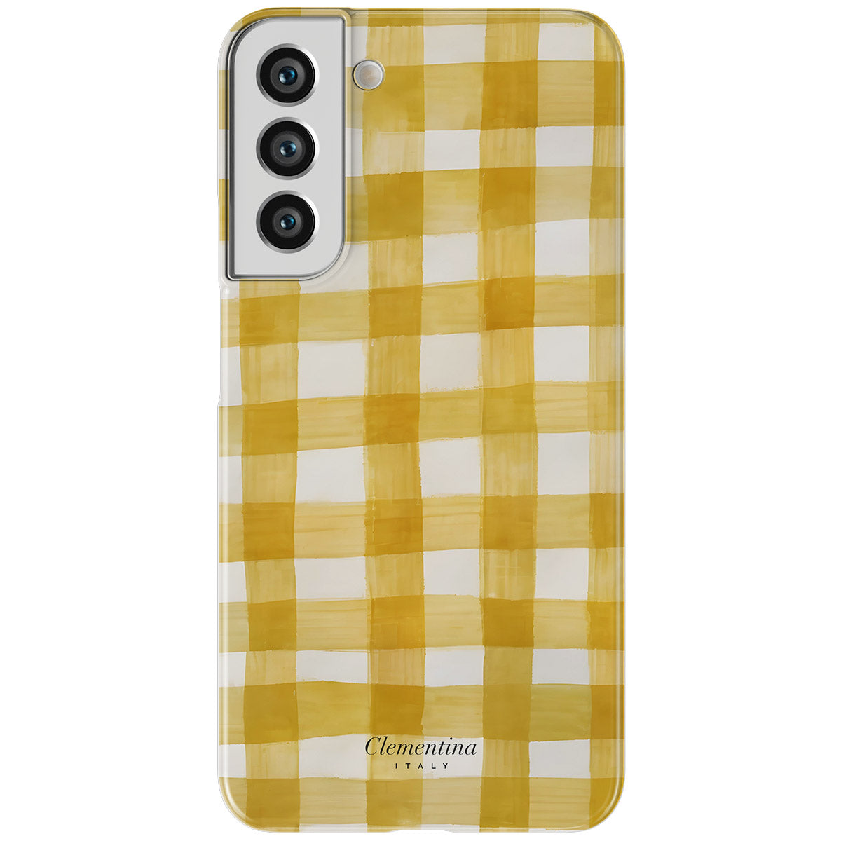 Yellow Gingham Magnetic Tough Phone Case