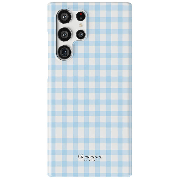 Baby Blue Gingham Tough Case