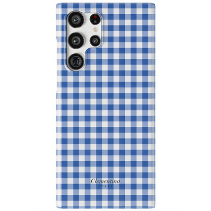 Blue Gingham Tough Case