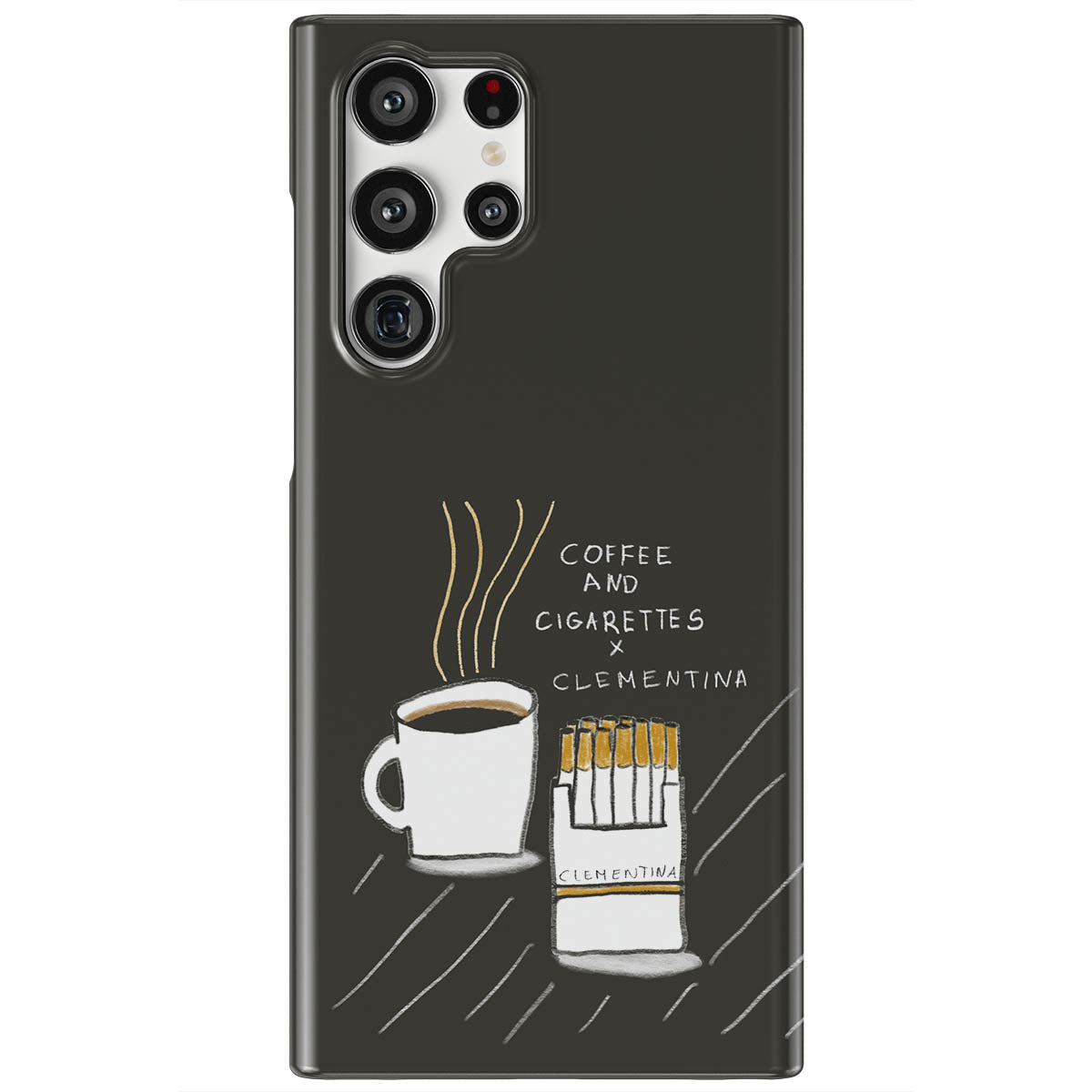 Coffee and Cigarettes Dark Tough Case