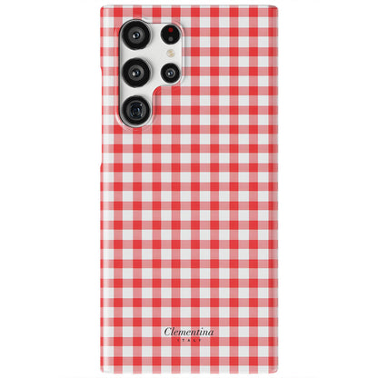 Red Gingham Magnetic Tough Phone Case