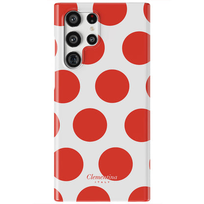 Red Polka Dots Magnetic Tough Phone Case