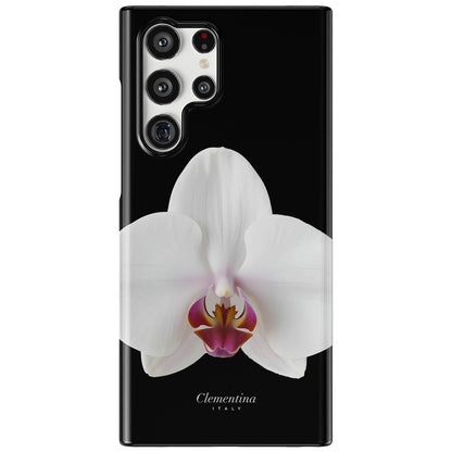 White Orchid Magnetic Tough Phone Case