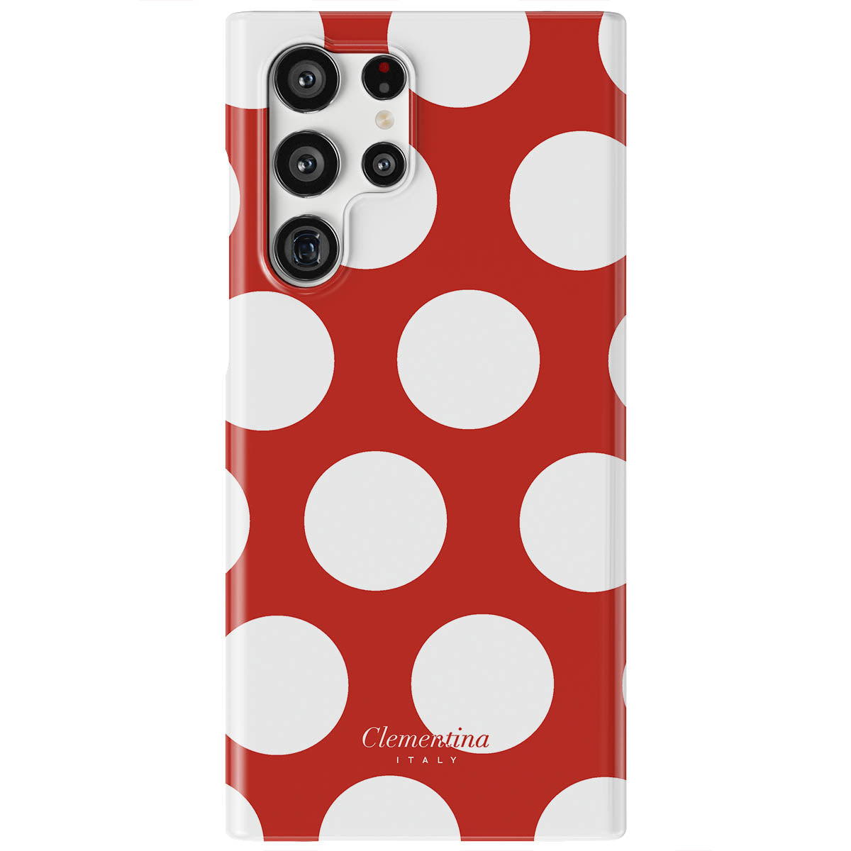 White Polka Dots Tough Case