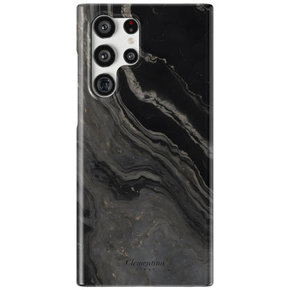 Black Marble Magnetic Tough Phone Case