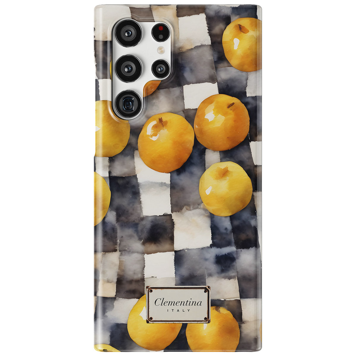 Gingham & Citrus Magnetic Tough Phone Case