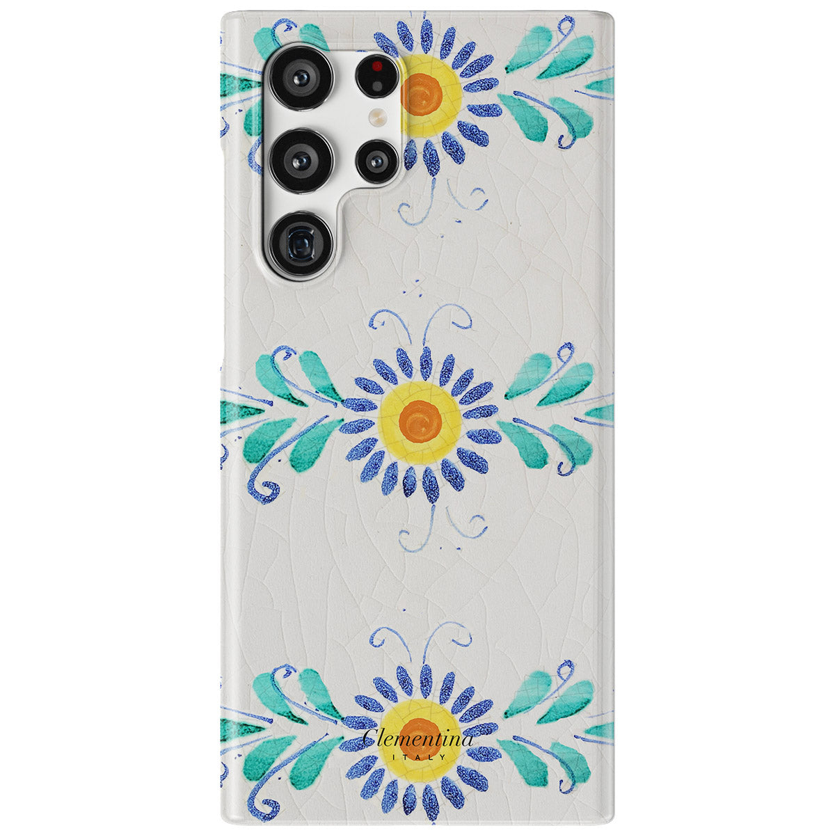 Majolica Flower Magnetic Tough Phone Case