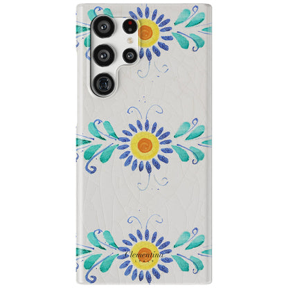 Majolica Flower Magnetic Tough Phone Case
