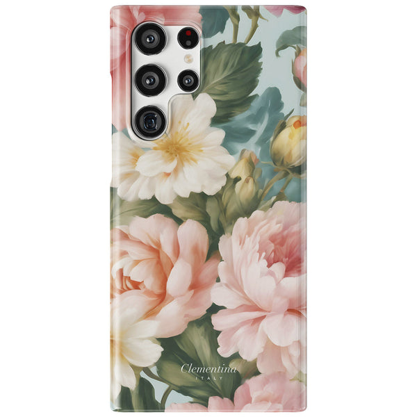 Peonies Snap Case