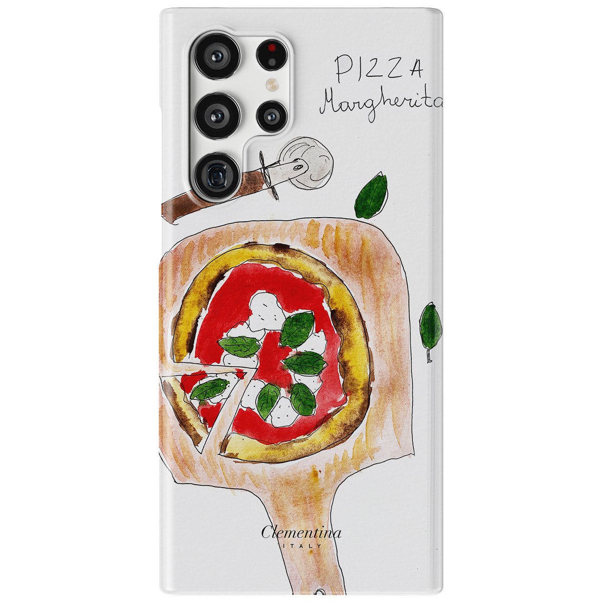 Pizza Margherita Snap Case