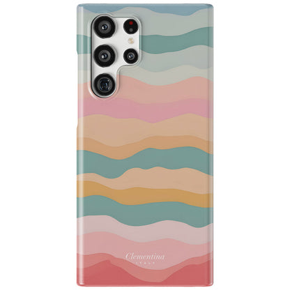 Rainbow Wave Snap Case