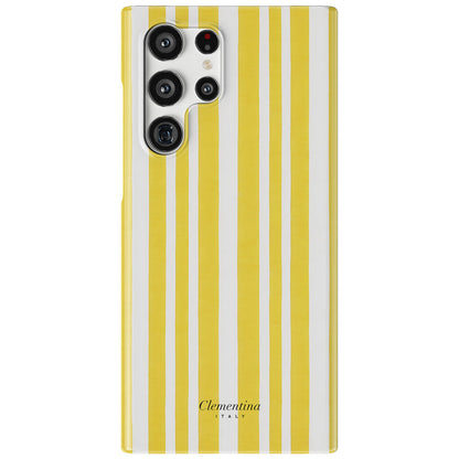 Yellow Stripes Snap Case