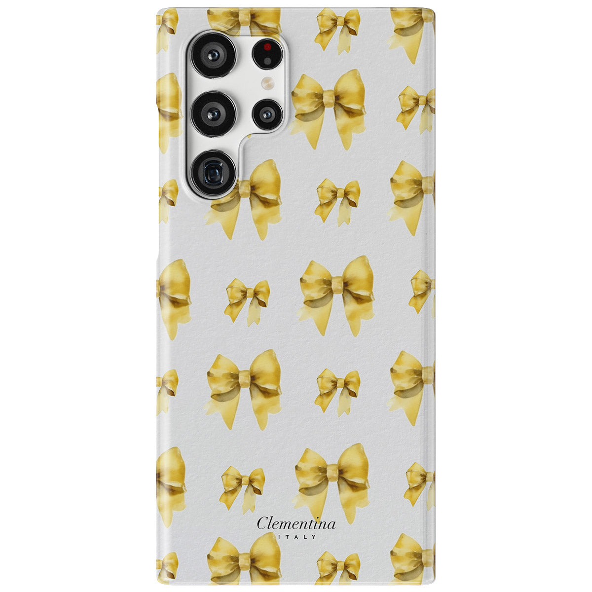 Yellow Bows Snap Case