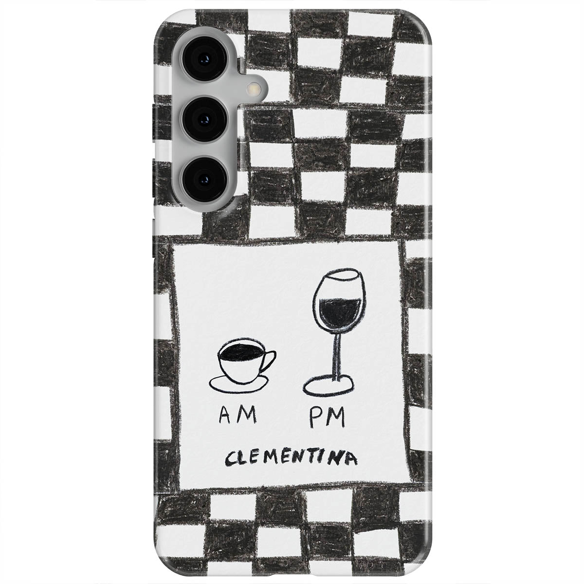 AM PM Magnetic Tough Phone Case