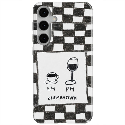 AM PM Magnetic Tough Phone Case