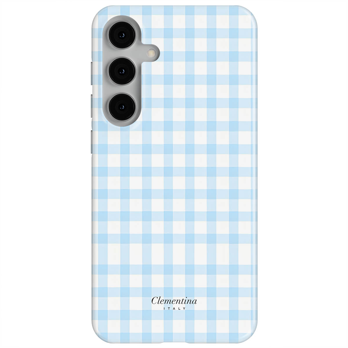 Baby Blue Gingham Magnetic Tough Phone Case