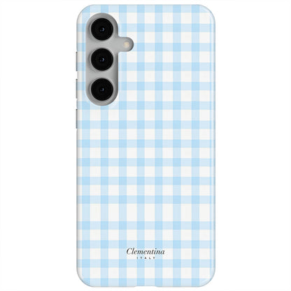 Baby Blue Gingham Magnetic Tough Phone Case