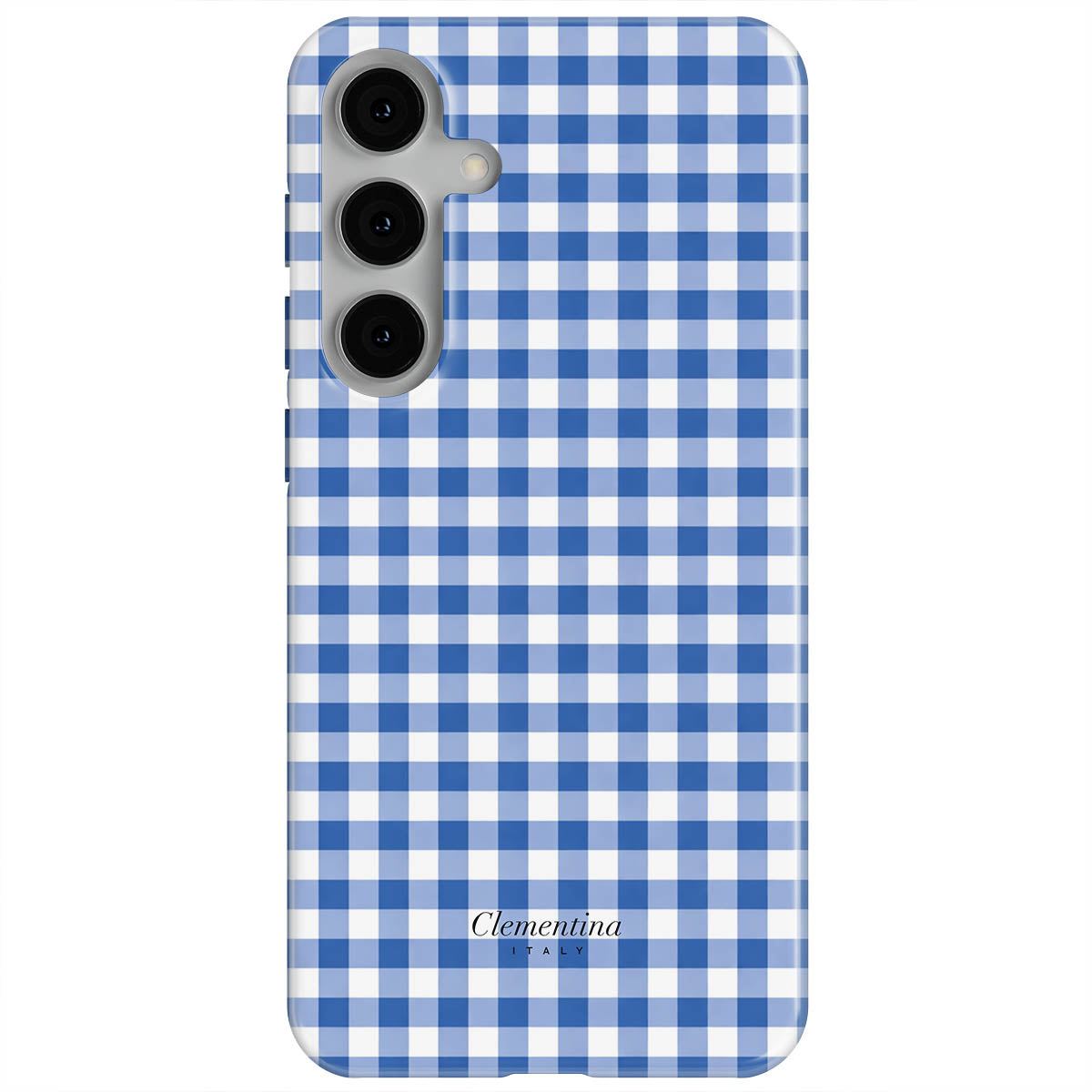Blue Gingham Tough Case