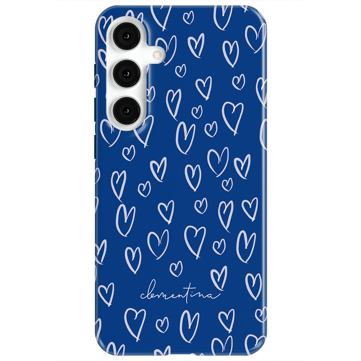 Blue Hearts Snap Case