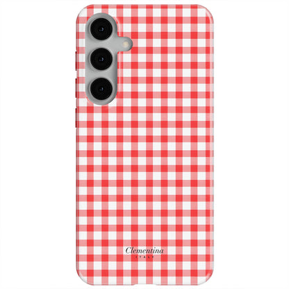 Red Gingham Magnetic Tough Phone Case
