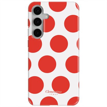 Red Polka Dots Magnetic Tough Phone Case