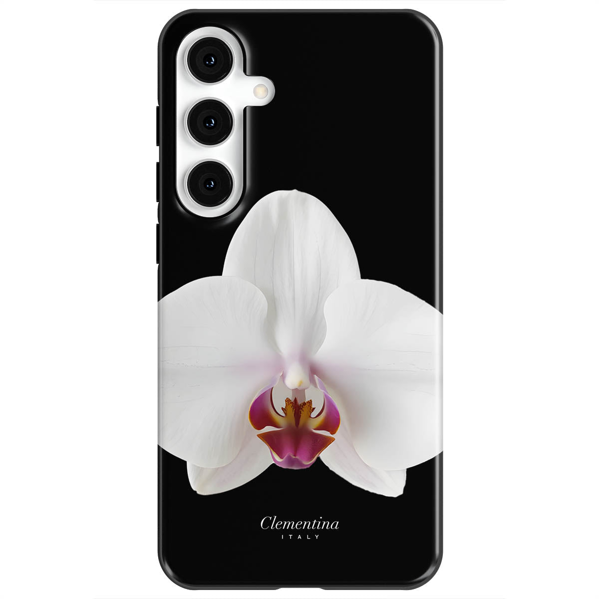 White Orchid Magnetic Tough Phone Case