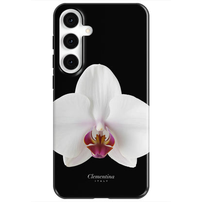 White Orchid Magnetic Tough Phone Case