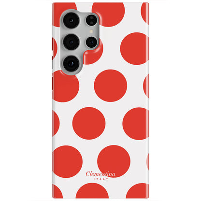 Red Polka Dots Tough Case