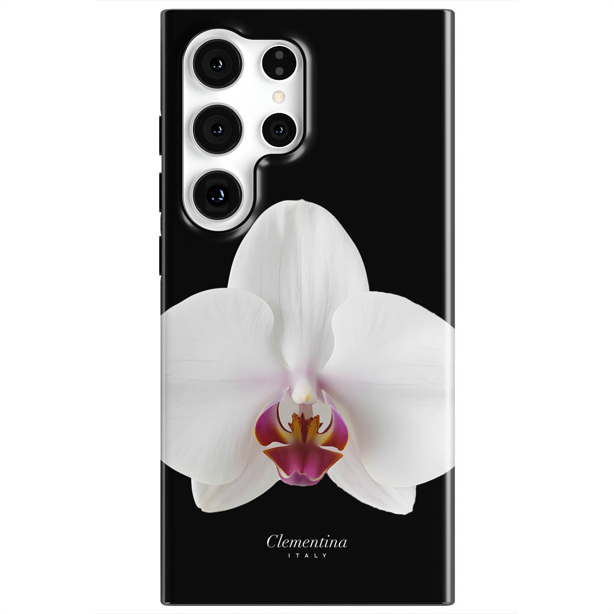 White Orchid Magnetic Tough Phone Case