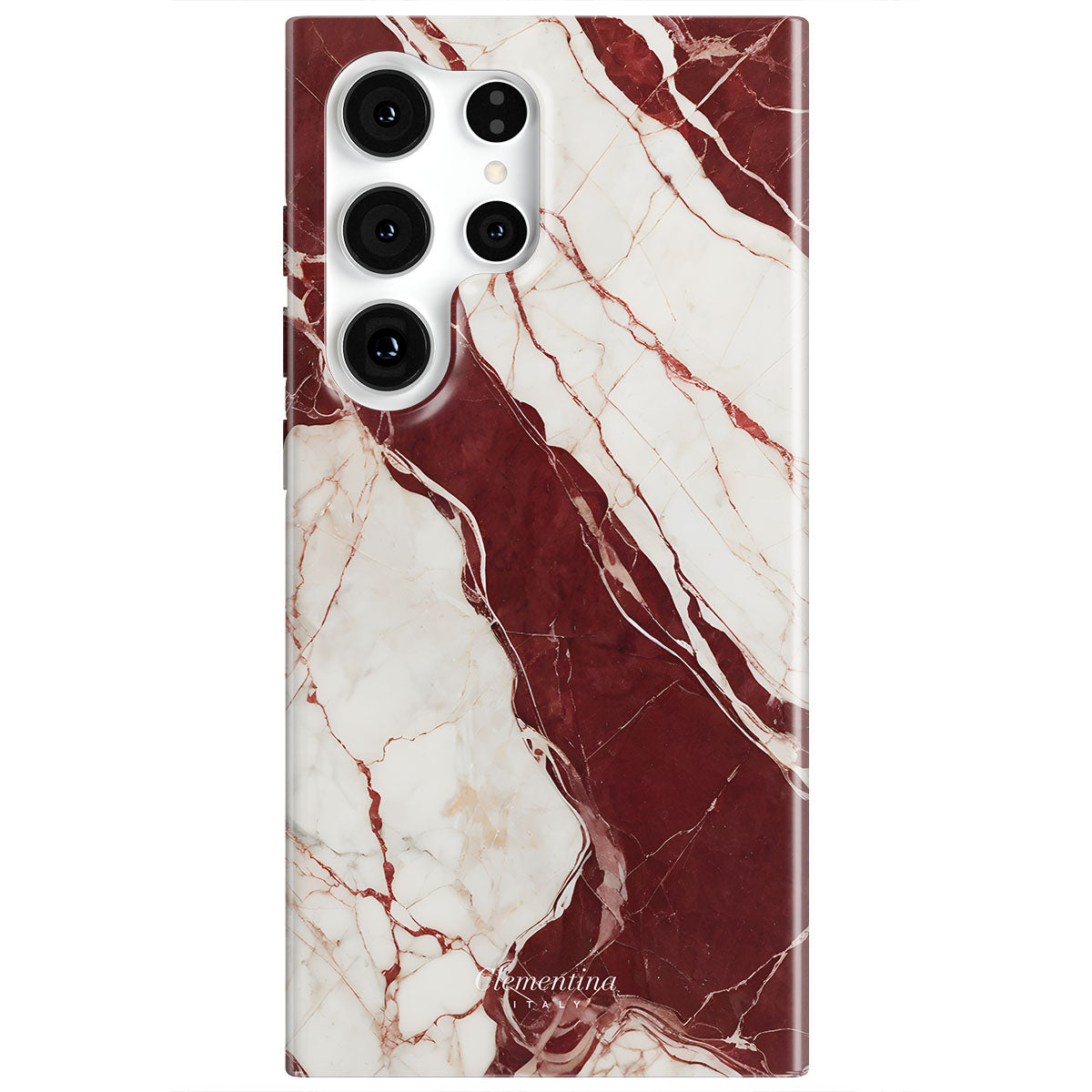 Burgundy Marble Magnetic Tough Phone Case