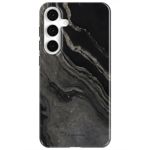 Black Marble Tough Case