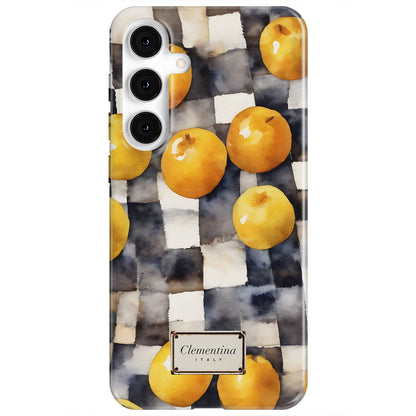 Gingham & Citrus Magnetic Tough Phone Case