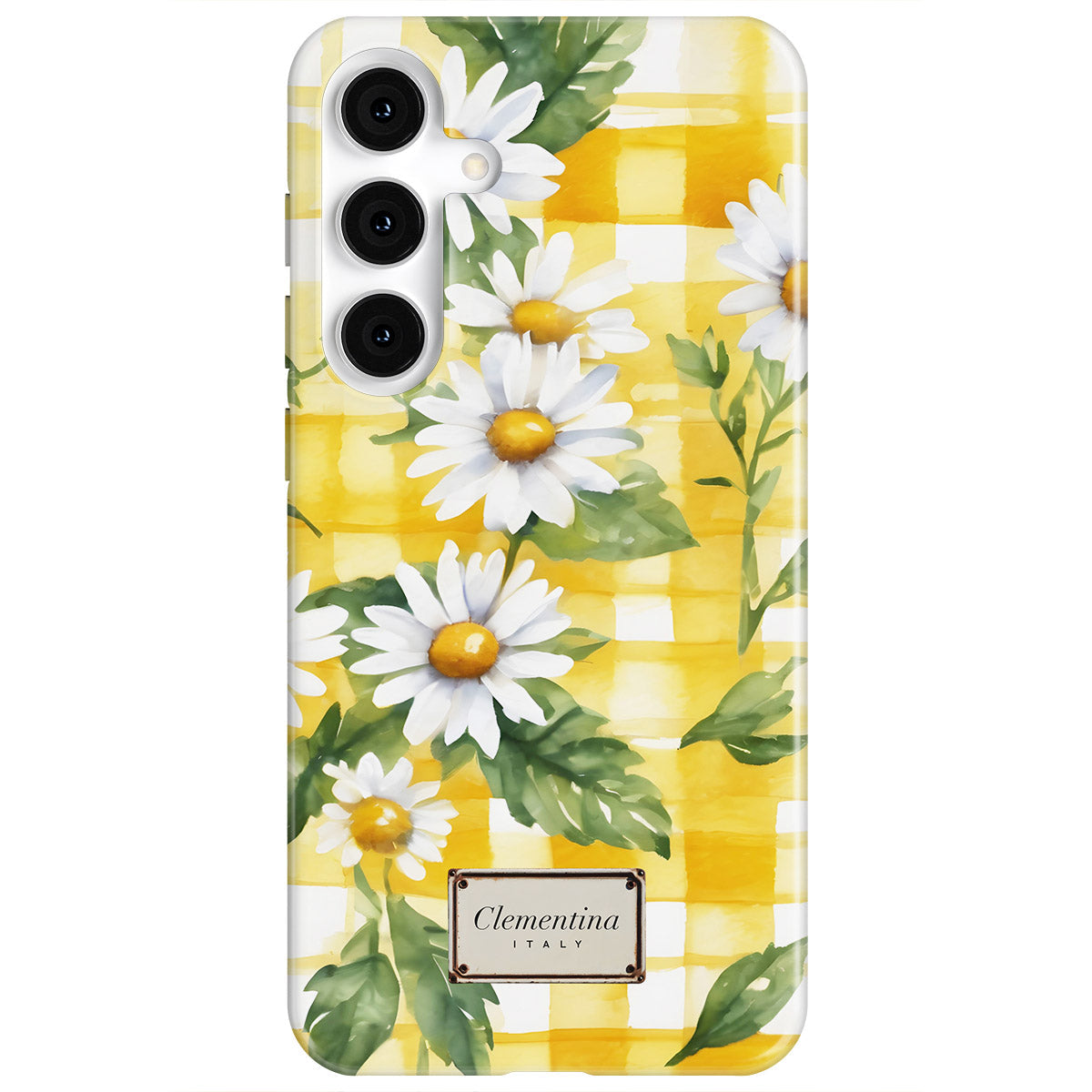 Gingham and Daisy Magnetic Tough Phone Case