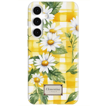 Gingham and Daisy Magnetic Tough Phone Case