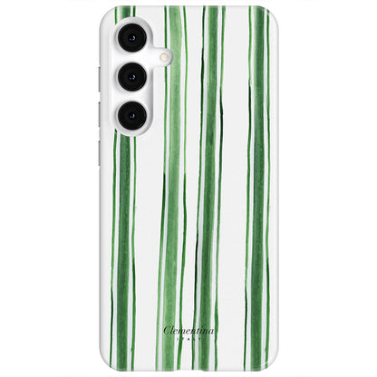 Green Stripes Tough Case