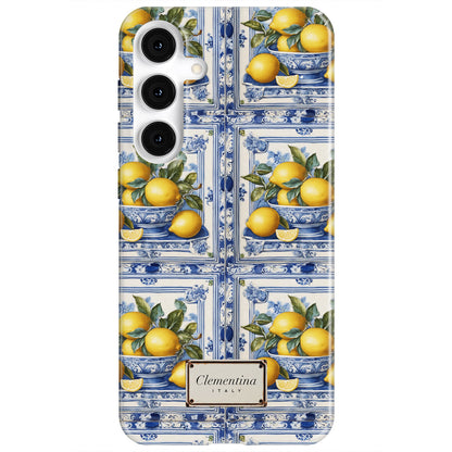 Lemon Majolica Snap Case