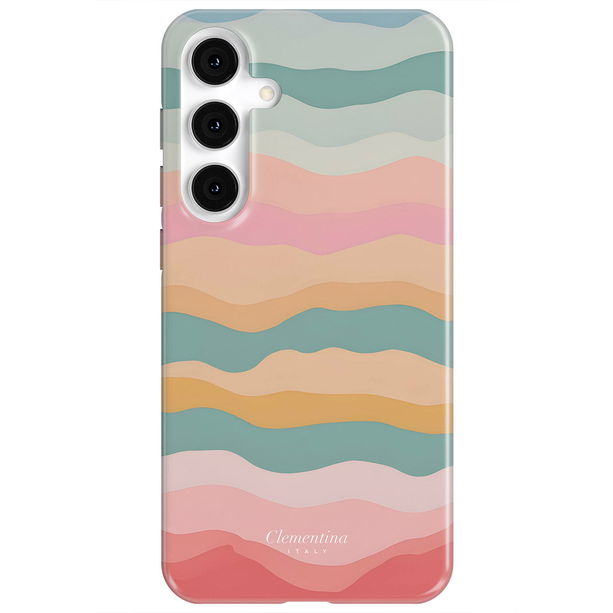 Rainbow Wave Magnetic Tough Phone Case